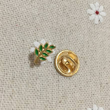 2pcs Small Enamel Brooch and Pins Badge Green Leaf Acacia Sprig Masonic regalia Freemason Lapel Pin Akasha Gift for Fellow 2024 - buy cheap