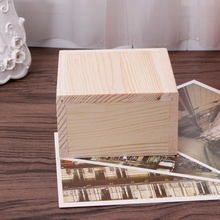 Caixa de armazenamento de joias artesanal, madeira, caixa organizadora de anéis 2024 - compre barato