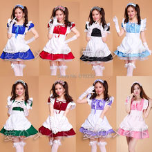 8Colors Lolita Sweet Princess Maid Apron Dress Uniform Outfits Anime Cosplay Costumes S-5XL 2024 - buy cheap