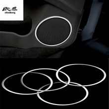 4pcs/Lot Stainless Steel Car Door Speaker Decoration Cover For 2013-2018 Mitsubishi Pajero Sport 2024 - buy cheap
