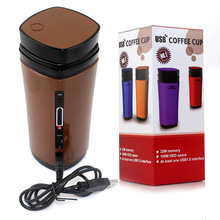 portable electric heater Automatic heating in winter mixing mini desk USB coffee cup warmer coffee mug Mixer heater 2024 - buy cheap