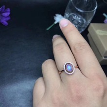 Round moonstone ring  natural moonstone silver ring for engagement solid 925 moonstone ring for woman birthday gift 2024 - buy cheap