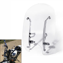 Мотоцикл 20 "ясно лобовые стекла для лобового стекла с крепежом для индийских Скаут шестьдесят 2016-2020 Scout2015-2020 2024 - купить недорого