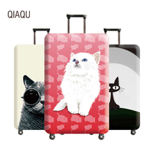 Cute Cat Luggage Cover 18-32 Inch Travel Suitcase Elastic Protective Covers Trolley Trunk Dust Case Travel Accessories 2024 - buy cheap