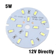 50pcs 12v 3W 5W 7W 9W 12W 15W 21W Lamp Plate Needn't Driver Connect Light Source, 5730 SMD White/ Warm White lamp panel 2024 - buy cheap