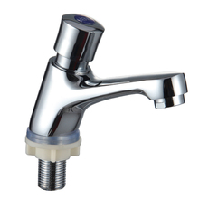 Brass Basin mixer self-closing time delay single hole cold water basin taps faucets 2024 - buy cheap