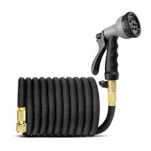 25ft-100ft Expandable Garden Hose Lightweight And Durable Rubber Hose 3/4 Pure Brass Joint Car Wash Hose Garden Irrigation Suppl 2024 - buy cheap