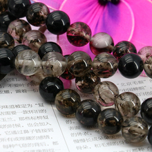 watermelon tourmaline 12mm black multicolor round loose beads 15" 2pc/lot DIY  women jewelry wholesale retail 2024 - buy cheap