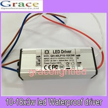 5 PCS CC Isolation 36W AC85-277V LED Driver 10-18x3W 600mA DC30-60V High PFC IP67 LED Power Supply For Spotlights 2024 - buy cheap