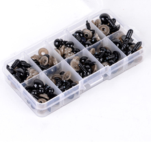 100pcs/Box Black Plastic Safety Eyes Practical Toy Accessories for Teddy Plush Doll Puppet DIY Crafts 6-12mm 2024 - buy cheap