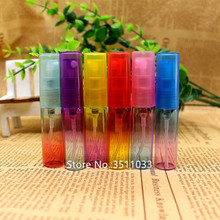 50pcs 100pcs 5ML Colorful Refillable Glass Perfume Spray Bottle Empty Small Cosmetic Liquid Spray Scent Sample Container Bottle 2024 - buy cheap