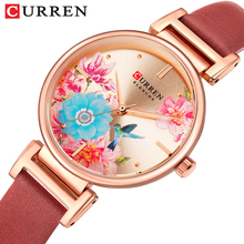 ¡Novedad! reloj CURREN de lujo para mujer, reloj de pulsera resistente al agua de cuarzo Simple para mujer, relojes informales a la moda para mujer, reloj para mujer 2024 - compra barato