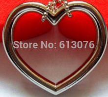 Ring & Chain (Silver color, Heart Shape) Magic Tricks Close Up Illusions Gimmick Props Comedy Classic Toys 2024 - buy cheap