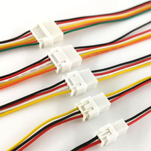 Cable conector XH2.54 de 5/6mm, Cable de carga de batería macho y hembra, 2/3/4/2,54 Pines, longitud de 100MM, 26AWG, 5 pares 2024 - compra barato