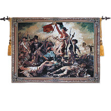Liberdade levando as pessoas clássico pintura tapeçaria tapeçaria decoração marroquina tapisserie tapiz tecido decorativo 2024 - compre barato