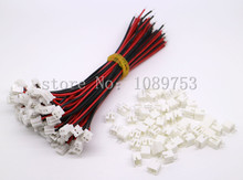 50 SETS Mini Micro JST 2.0 PH 2-Pin Connector plug with Wires Cables 100MM 2024 - buy cheap
