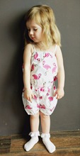 Newborn Infant Baby Girl Romper 2018 Summer Sleeveless Baby Girls Clothing  Flamingo Jumpsuit One-Pieces Clothes Outfits 2024 - buy cheap