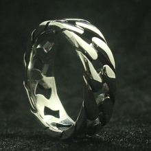 Модное кольцо унисекс из нержавеющей стали, размер 6-14 2024 - купить недорого