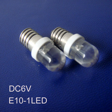 Высокое качество DC6.3V E10,E10 светодиодный светильник, E10 Led,E10 лампа 6V,E10 6V лампа, E10 светильник 6,3 V,E10 индикаторная лампа, Бесплатная доставка 1000 шт./лот 2024 - купить недорого