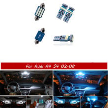 6PC Car LED Light for Audi A4 S4 B6 B7, Cold White Auto Interior Light Bulb for Audi A4 S4 02-08 Dome Reading Lights ICE BLUE 2024 - buy cheap