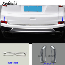 For Honda CRV CR-V 2012 2013 2014 2015 2016 car body detector ABS Chrome trim back tail rear fog light lamp frame stick parts 2024 - buy cheap
