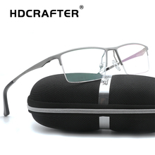 HDCRAFTER aluminum magnesium glasses frame women prescription eyewear frames men eyeglasses frame women luxury optical 2024 - buy cheap