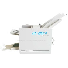 Máquina de dobramento de papel automática max para a3 papel + alta velocidade + 4 bandejas de dobramento ZE-8B/4 2024 - compre barato