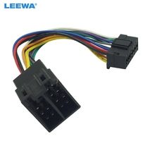 LEEWA 10 Uds adaptador de arnés de cables de Radio estéreo para coche para conector Sony de 16 pines en Radio a conector ISO 10487 en el coche # CA5675 2024 - compra barato