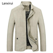 Spring Autumn Men's Jacket Casual Slim Fit Solid Color Coat Zipper Stand Collar Outwear MWJ1778 2024 - buy cheap