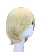Yuri! На льду плисетски Yuri мужской блонд короткий прямой косплей парик костюмы Хэллоуин костюм для вечеринки 2024 - купить недорого