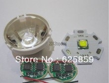 Cree XM-L LED T6 светильник + 3,7 V Драйвер + объектив с базовым держателем 2024 - купить недорого