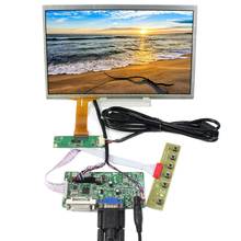 Плата ЖК-контроллера DVI + VGA, 10,1 дюйма, 1366x768, ЖК-экран с емкостным сенсорным экраном 2024 - купить недорого