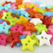 Free Shipping 300pcs 1/2" Mixed Colors Star Shape Nylon Buttons Fit Sewing Craft Scrapbooking 12.5mm buttons 2024 - buy cheap
