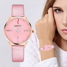 Gaiety relógio feminino pulseira de couro relógio esporte moda casual senhoras negócios pulseira relógios para feminino relógio feminino 533 2024 - compre barato