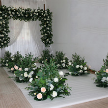 Customize New high-end Mori small fresh wedding floral props road lead flower decoration flower ball stage aisle floral ornament 2024 - buy cheap