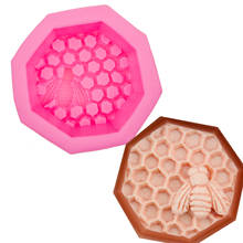 M0591 Bee Honeycomb Craft Art Silicone Soap mold Craft Molds DIY candles moulds 2024 - buy cheap