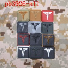 3D PVC Patch 2 pieces DEVGRU Medical Rescue Tactical Morale Military Rubber patch 2024 - buy cheap