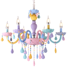 Children's Bedroom Chandelier American Living Room Dining Room Crystal Chandelier Light Creation Bar Couture Colour Chandeliers 2024 - buy cheap