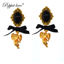 Baroque Style Angel baby Dangling Earrings Dolce Inspired Vintage Earrings For Women Statement Earring 2024 - buy cheap
