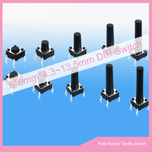 100pcs 6*6mm Light touch switch DIP4 ON/OFF Touch button Touch micro switch 6*6 keys button DIP 4pin 2024 - buy cheap