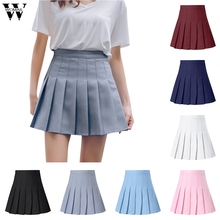 Womail Skirt Women Summer Fashion High Waist Pleated Mini Skirt Slim Waist Casual Tennis Skirt NEW  2020  M27 2024 - buy cheap