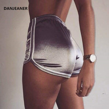 Danjeaner Women Shorts Summer Silk Slim Beach Casual White Edge Shorts Plus Size High Waist Sexy Mini Short Feminino 2024 - buy cheap