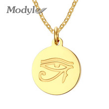 Modyle-collar de acero inoxidable Color dorado, Ojo de Horus, joyería para mujer 2024 - compra barato