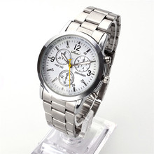 New Brand Gold Mens Watches Top Brand Luxury Stainless Steel Wristwatch Men Gift Quartz Watch Discount Relogio Masculino #4M16#F 2024 - buy cheap