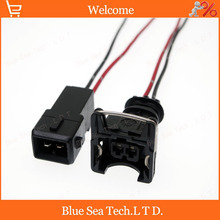 Sample,2 Pairs 2 Pin 3.5mm male&female Oil nozzle wire connector,Auto senser electrical cable plug for car ect. 2024 - buy cheap