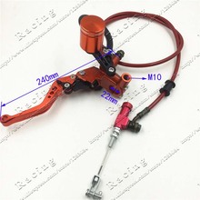 Hydraulic Clutch Lever master cycliner refitting kit for dirt bike pit bike use with M10 mirror settle free shipping 2024 - buy cheap