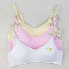 Young Girls Bra Teenager Soft Cotton Cartoon No Steel Ring Student Adjustable Lingerie Underwear Teenage Girl Comfortable Bras 2024 - buy cheap