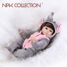 Силиконовая кукла Reborn NPKCOLLECTION, 40 см 2024 - купить недорого