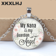 2019 New Grandma Is My Guardian Angel, Memory Charm, Memory Lost Grandma, Memory Necklace 2024 - buy cheap