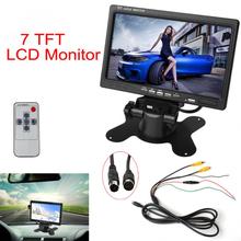 12V 7 Inch 800 x 480 Pixels TFT LCD Color 2 Video Input Car Rear View Headrest Monitor Auto Universal DVD VCR Monitor 2024 - buy cheap